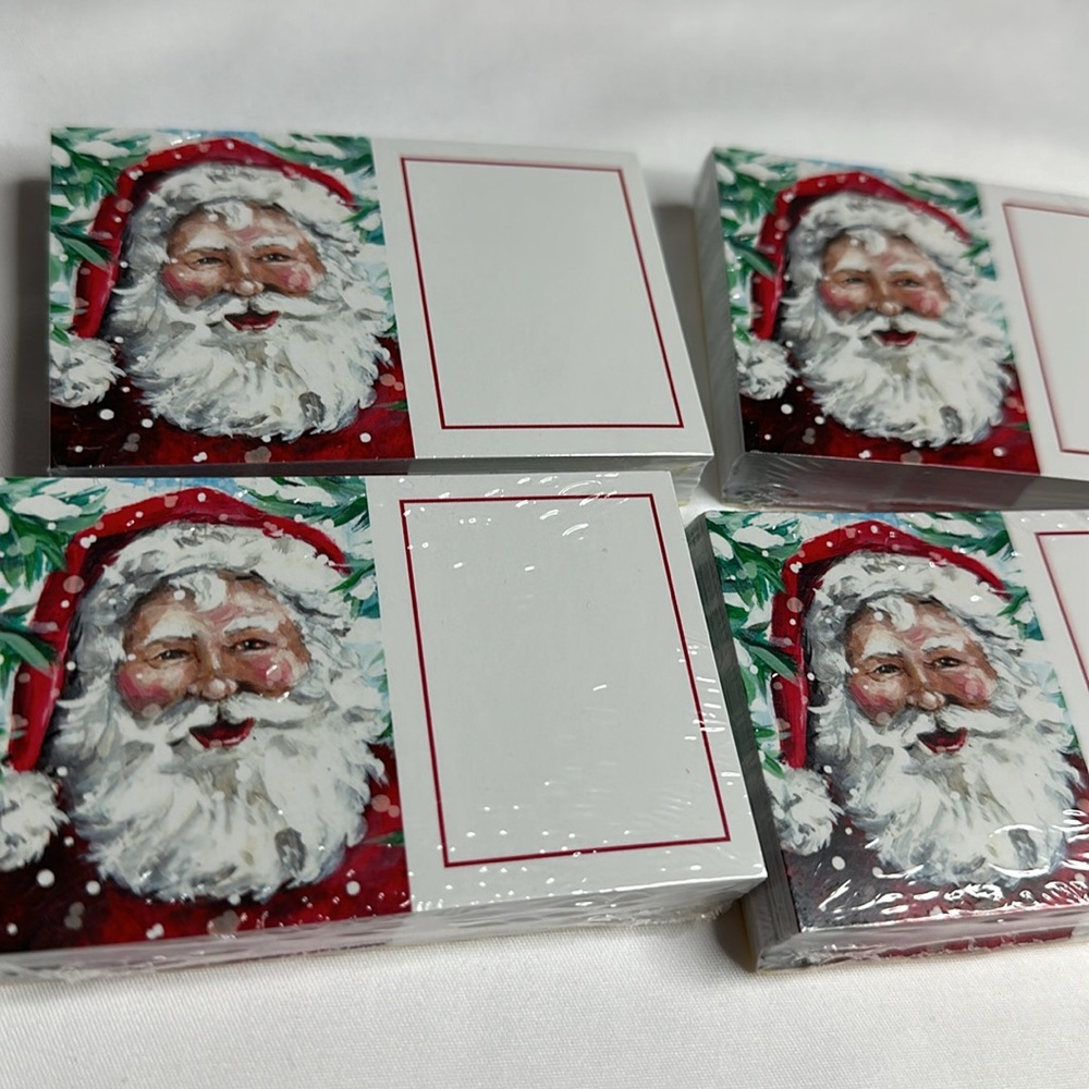 Enchanted Santa Gloss Enclosure Gift Card 3.5x2.25" Pack of 50 - Picture 6 of 6